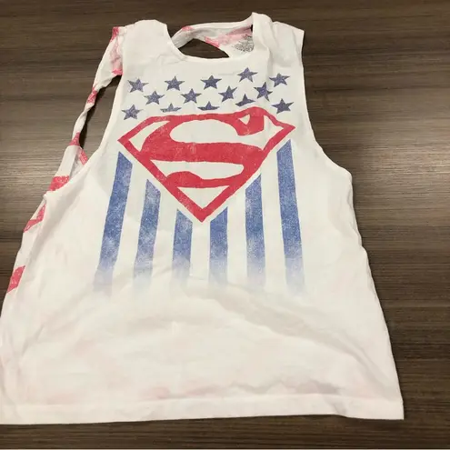 DC Comics D.C. Comics Superman Women's open back tank top