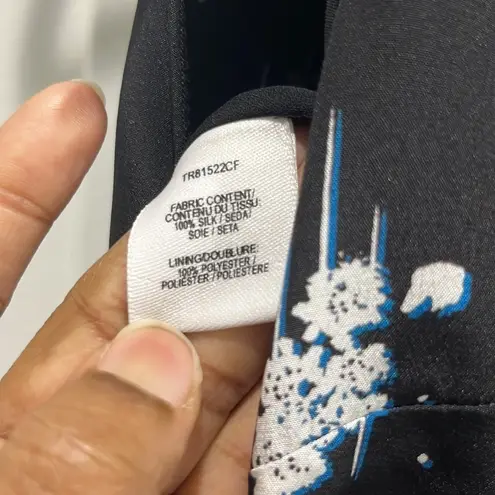 Derek Lam 10 Crosby Silk Mini Floral Sleeveless Dress Sz 6