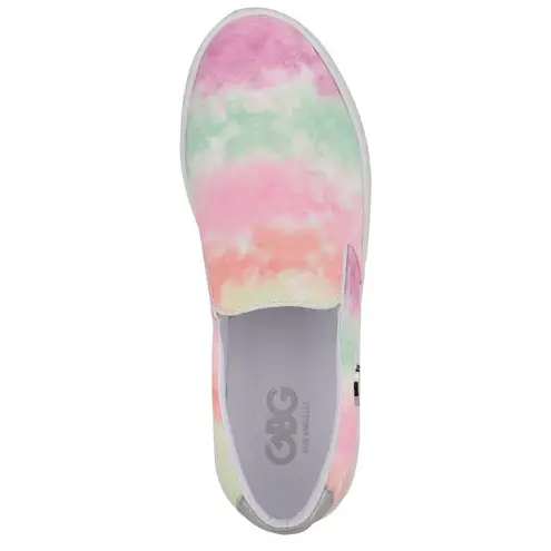 Guess NWT  GBG  Paysin Tie-Dye Slip-On Platform Sneaker Tennis Shoes Women's 7