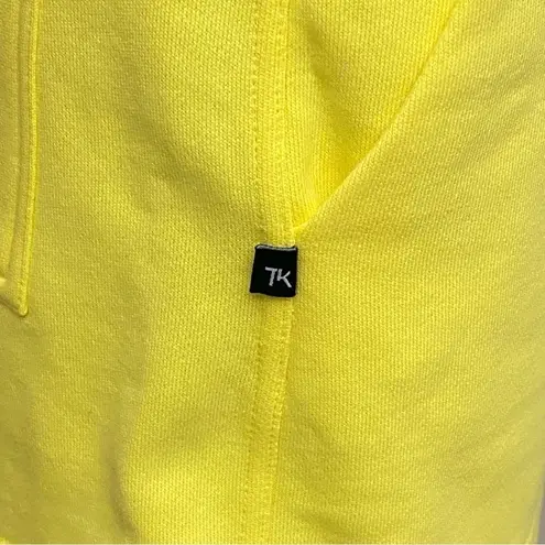 The Kooples NEW x Sport Neon Yellow Logo Fleece Sweat Shorts