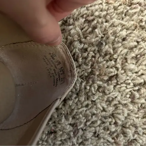 Naturalizer Soul Leyla Ballet Leather Flats Nude Sze 9.5 Classic Neutral Minimal