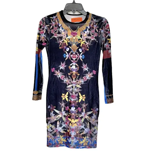 Clover Canyon Womens Dress XS Artsy Retro 70's Inspired Festival Party Cocktail