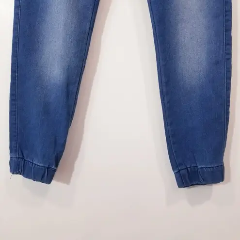 ESMARA Blue Denim Jogger Women size 32 Streetwear Casual Drawstring Pockets