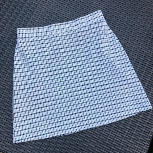 CROSBY by Mollie Burch Crosby blue plaid mini skirt XS preppy school girl coquette twee academia sexy