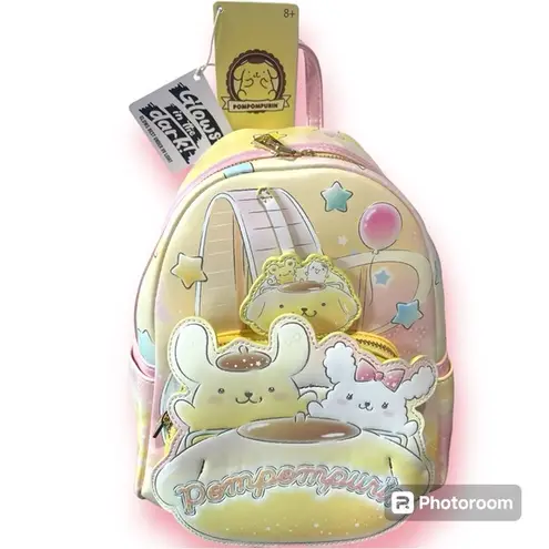Lounge Fly Sanrio Pompompurin Roller Coaster Mini Backpack