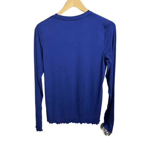 Outdoor Voices  SoftRib Longsleeve blue top size Large