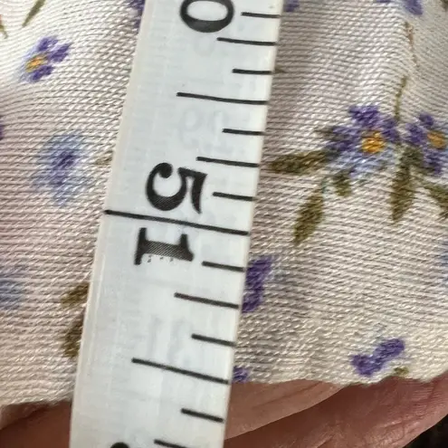 MINKPINK  Hailey Floral Midi Dress XS Puff Sleeves Shirred Elastic Bodice