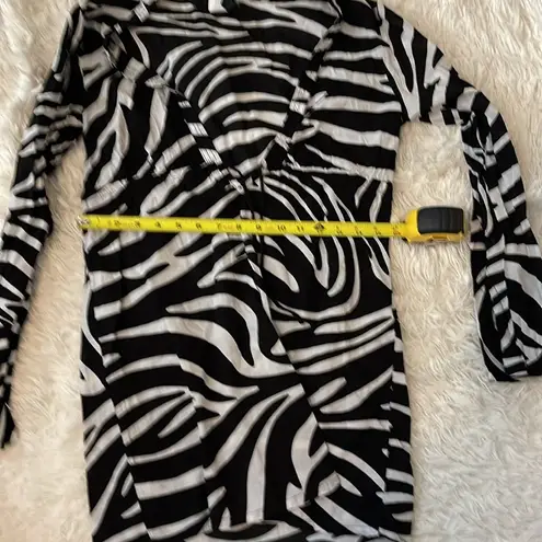 Ralph Lauren Lauren  SZ SM Zebra Print Beach Dress