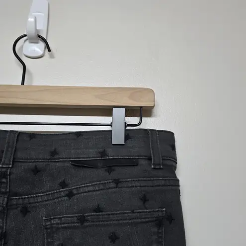 Stella McCartney Women's Skinny Jeans Black Star Embroidered Denim Size 29 Italy