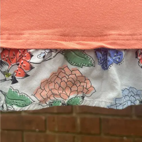 Matilda Jane Adventure Begins Run The World Womens Coral Orange Tee Top Medium