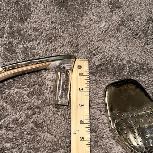 Valenti Franco Gold Glamorous Mules for Formal Occasions Size 9