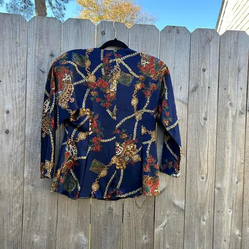 Via valent regency button down satin Medium Blue