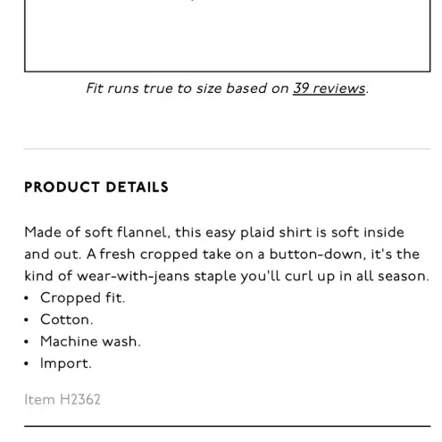 Madewell  Westward Shirt in Arden Plaid Flannel Medium