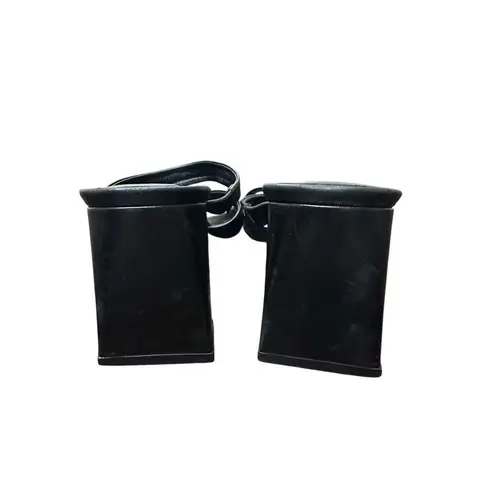 BY FAR Lenny crinkled glossed