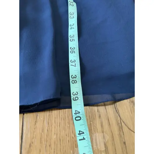 Azazie Bridesmaid Dress Blue Size A0 Midi A Line Flare Polyester Formal Wedding