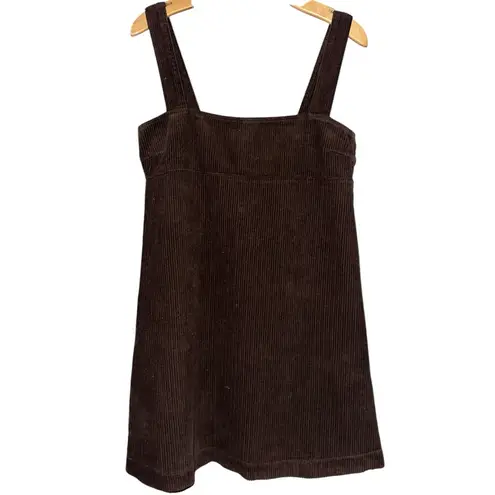 Reformation  Jeans NWT Women’s Size 6 Espresso Brown Iria Corduroy Mini Dress - Image 2
