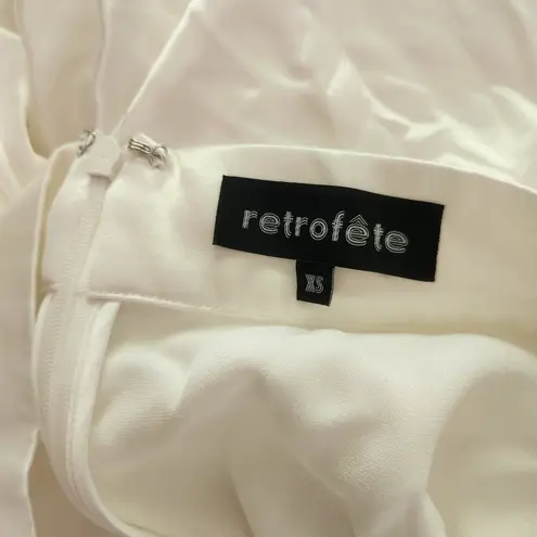 Retrofête Retrofete White Train for Evalina Dress Size XS *Train Only* Bridal Bride