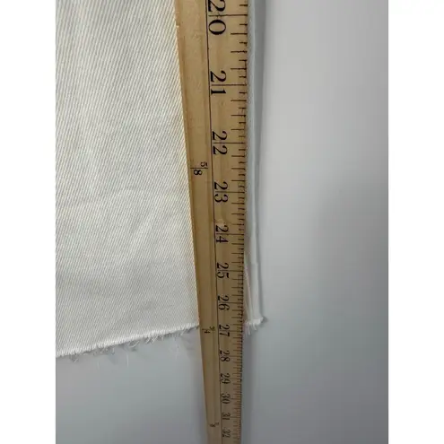 Madewell  Pieced Barrel-Leg Jeans in Vintage Canvas White Women’s Size 33 NWT