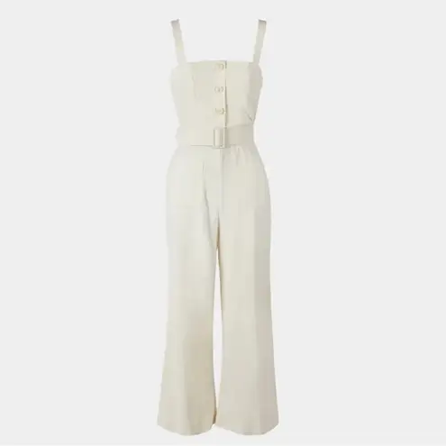 STAUD Mongo Jumpsuit Size M White Size M