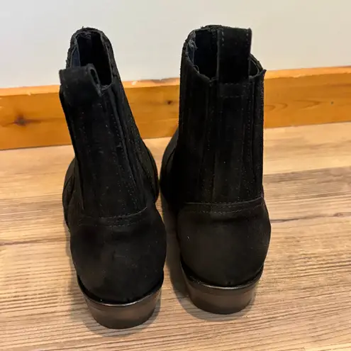 Allsaints Fion Black Suede Boots