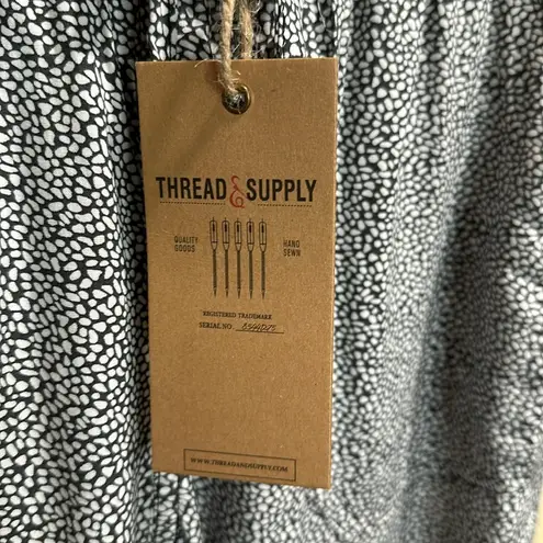 NWT size small Thread & Supply lounge pants with pockets Black - Image 2