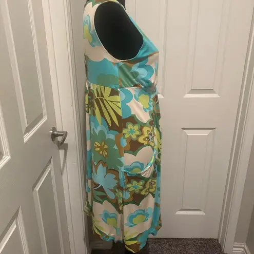 Ivy Jane Blue and White Plunge Sundress