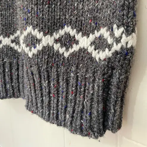 Vintage Susann D Textured Knit Holiday Sweater Acrylic Wool Heavyweight Women M Size M