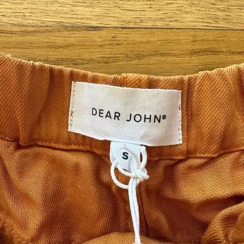 Dear John  - Maddie Super High Rise Shorts in Amber Glow Orange