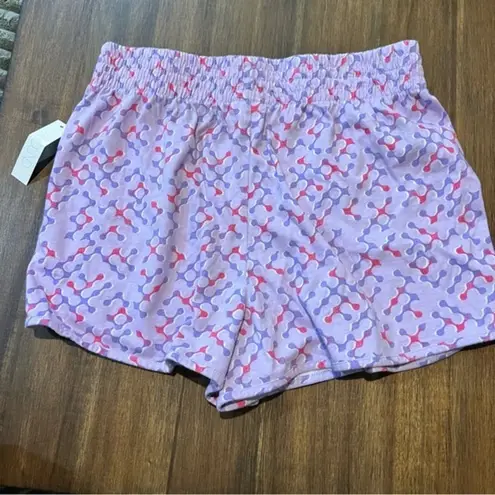 Abound ‎ Dolphin Hem Shorts In Purple Geo Paint Size Medium