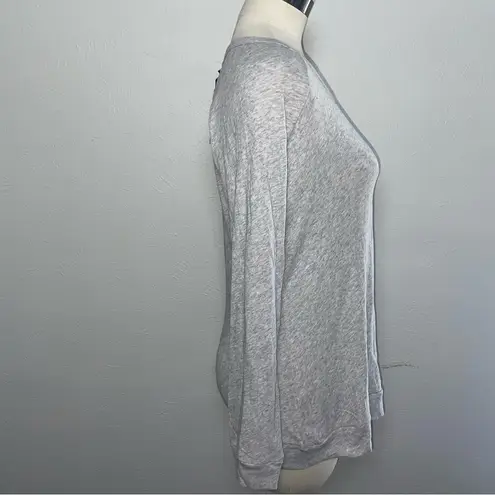 Chaser  Heather Grey Long Sleeve Lightweight Tee Shirt Size‎ L NWT