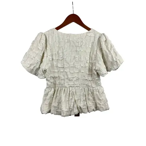 idem Ditto Textured Romantic Bow Tie Blouse Los Angeles Design