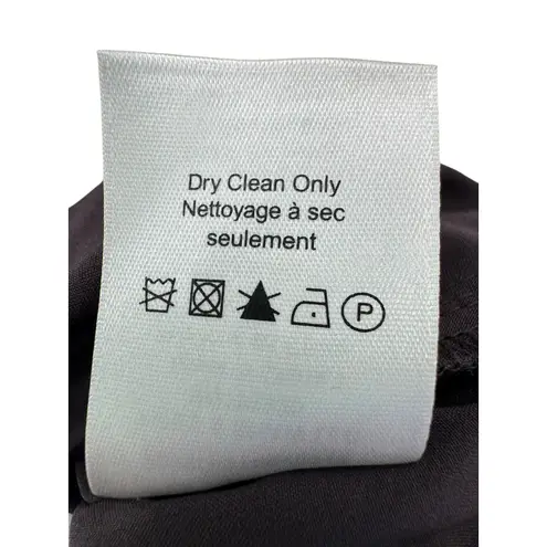 Veronica Beard Hedera Silk Floral Ruched Mini Dress Oxblood Long Sleeve 6 NWT