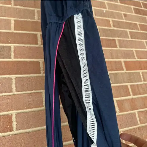 Ramy Brook Après Navy Low Cut T Back Romper Size Medium