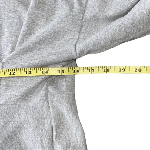 Flam Mode Paris Gray Corset Front Tie Shirt Size Medium/Large