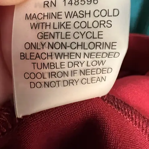 Universal Standard Ponte Kinit Pants Maroon Elastic Waist Size 4XS / 00-0 New