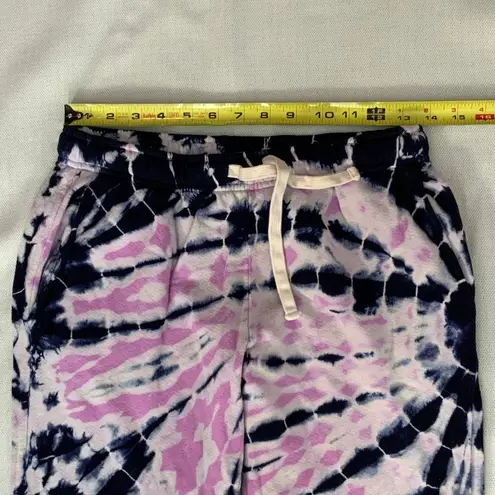 Monrow Bamboo Burst tie dye sweatpants Purple
