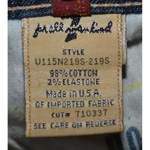 Ladies Seven for All Mankind Wide Leg Crop Vintage Dojo Jeans Size 32 Light Wash Blue