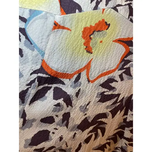 HD in Paris Anthropologie Women 2 Silk Dress Fern & Flower Flowy Slip Dress Boho