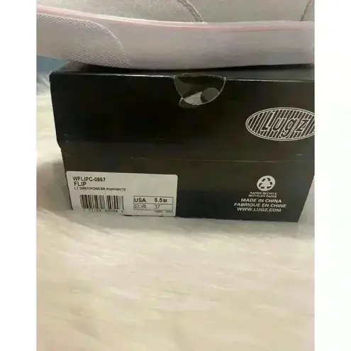 WOMEN’S ALLY OXFORD SNEAKER In white grey Size 6.5