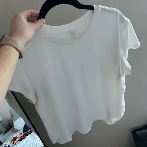 Calia Classic White Short Sleeve Tee