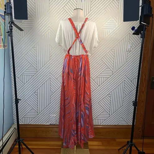 Free People  A Thousand Kisses Maxi in Red‎ Combo