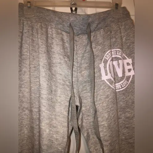 Bobbie & Brooks Bobbie Brooks Ladies Size 1X Lightweight Gray Love Joggers New