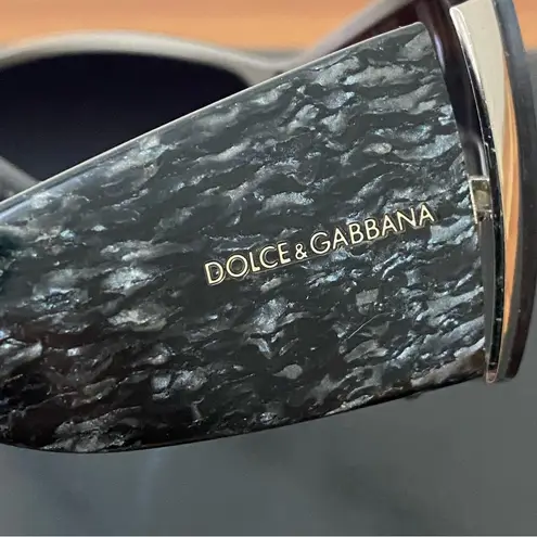 Dolce & Gabbana D&G DG2019-M 342/8G 120 3N Oversized Oval Wrap Around Sunglasses