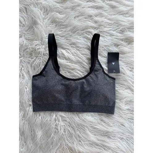 Vitality Formation Scoop Bra Midnight Heather Size Large Gray