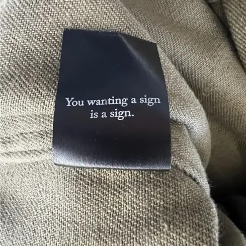 Wyeth Women’s Jacey Barn Jacket Small Olive Green Army Quilted Cotton Corduroy