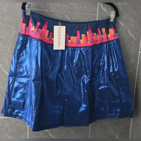 NWT Crowned Athletics Empire City Athletic Skort Size XXL Blue