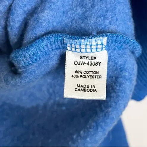 Zenana Outfitters Bright Blue Washed Fleece Full Zip Hoodie Jacket Small NWOT