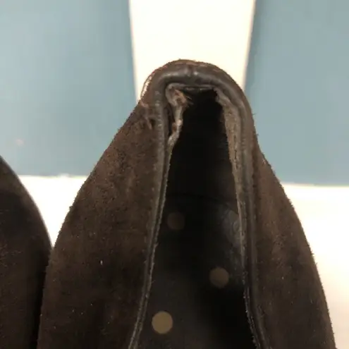 Moschino Cheap and Chic Womens Brown Suede Bow Accents Heels Shoes Bow US 8 / 39