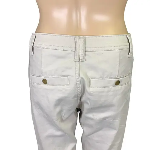 Lole Womens Khaki Bootcut Denim Jeans Pants Beige Tan Size 4