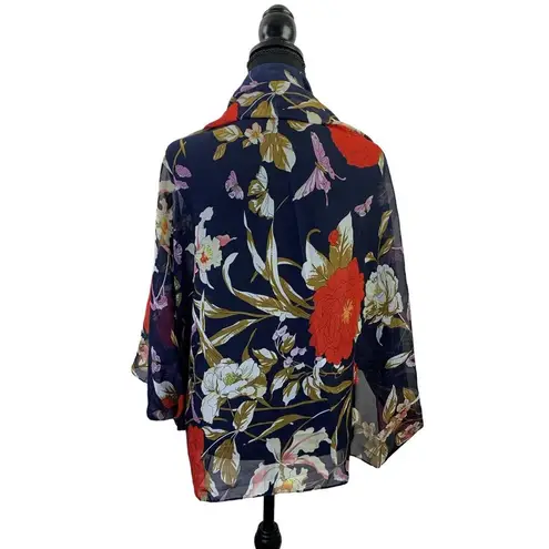 LIB Women's Shear Shawl Blue